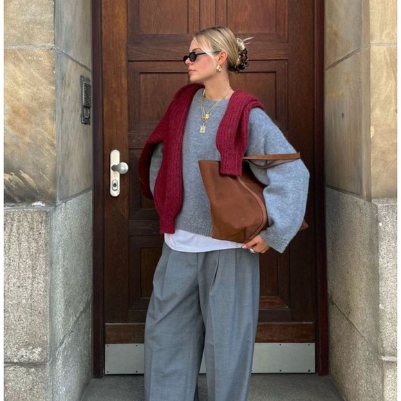 Zara  Red knit Sweater - Picture 9 of 13